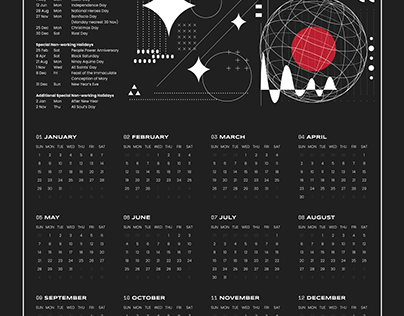 2023 Calendar Design