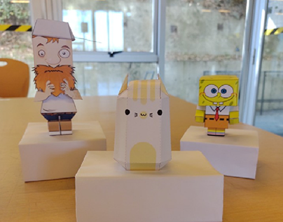 Paper Toys
Crazy Dave
Bob Esponja
Pikachu.