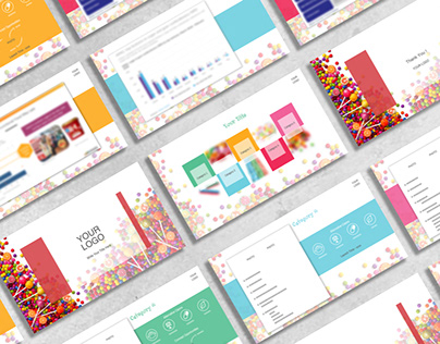 Corporate Presentation Layout | Vibrant Colours