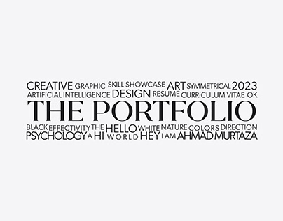 The Portfolio by Ahmad Murtaza