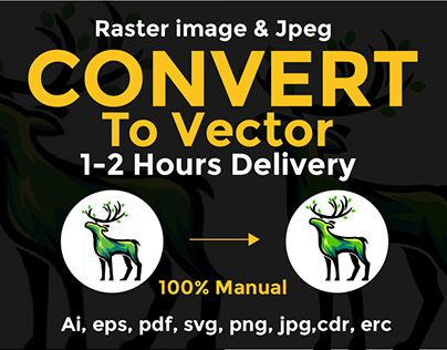 Raster image and JPEG to Vector Tracing