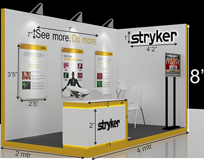 Stryker 2x4 meter Exhibition Stall design