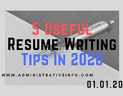5 useful resume writing tips in 2020