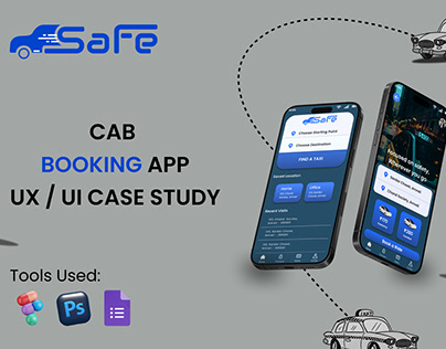 Taxi Booking App UI Design Case Study