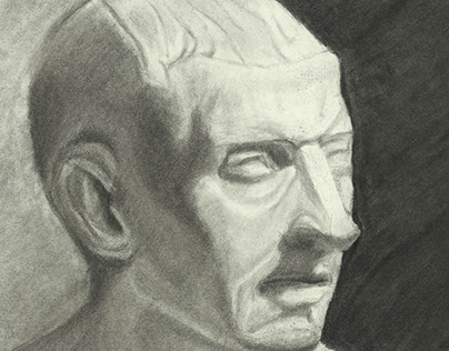 Cicero Bust Drawing