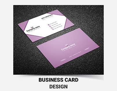 corporate business card design.