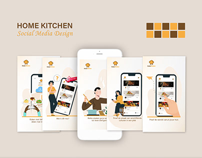 Social Media Design for Home kitchen App- Netherlands