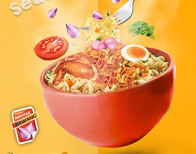 Print Ad Noodle Food