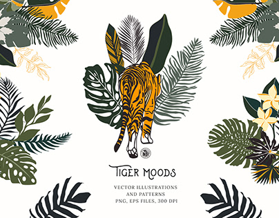 Tiger Moods By: Bloomart
