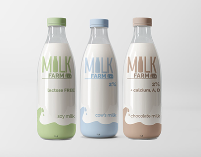Milk Farm | Milk packaging design