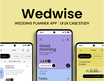 Wedwise - The wedding planner app | UIUX Casestudy