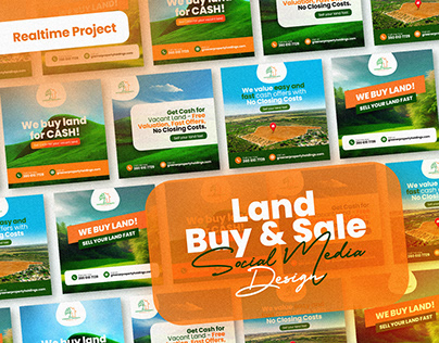 We Buy & Sale Lands || Social Media Ads Design