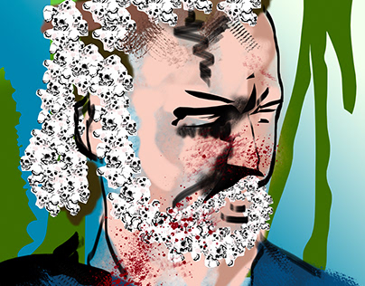 Walking Dead Rick Grimes Portrait