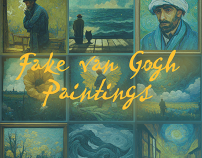 Fake Vincent van Gogh paintings #Midjourney_paintings