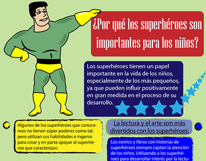 Infografía Superhéroe