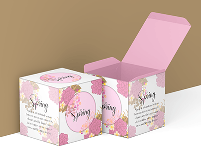 custom box packaging design (spring box design)