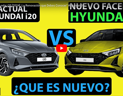 "Nuevo Hyundai i20 [2024]: FACELIFT". (en español)