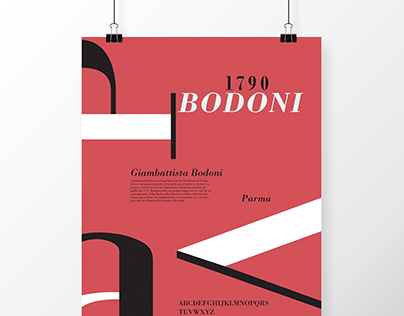 Bodoni - Présentation d'une typographie
