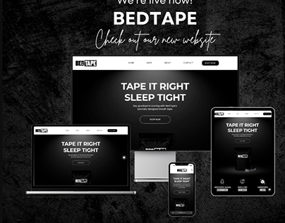 Bed Tape Website | Wix Website design