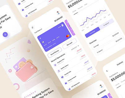 Financial Mobile App Design