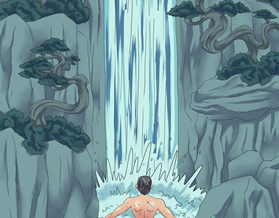 Healing at The Bonsai Waterfall