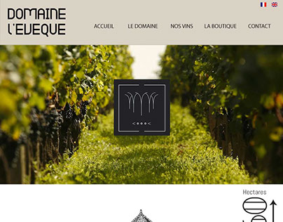 Web design, "domaine viticole"