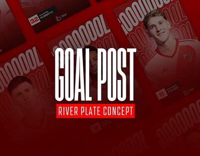 Goal Post | River Plate Social Media Concept