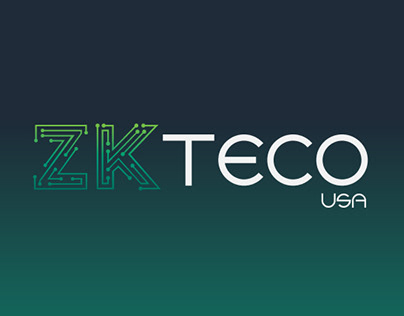 ZKTeco USA re-designed logo and UI/UX re-designed