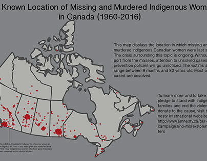 Missing and Murdered Indigenous Women Map