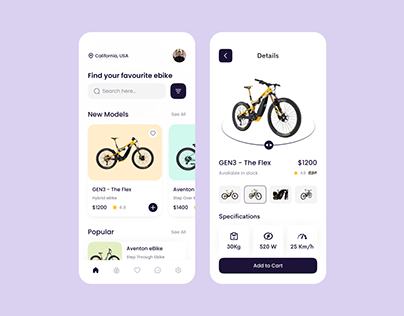 E-Bike Store Mobile App