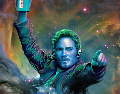Star Lord portrait (the Guardians of the Galaxy).