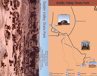 Goblin valley State Park Map