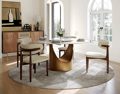 Dining Table - Elegant and Modern at the Same Time