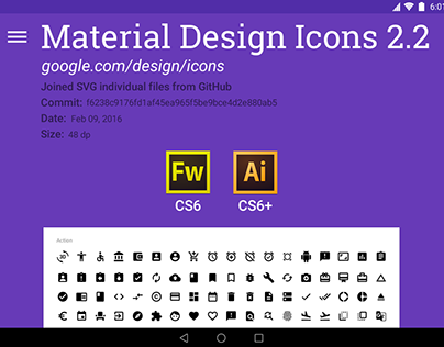 Google Material Design Icons 2.2 (AI, FW.PNG)