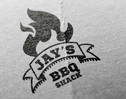 Logo for "Jay's BBQ Shack"