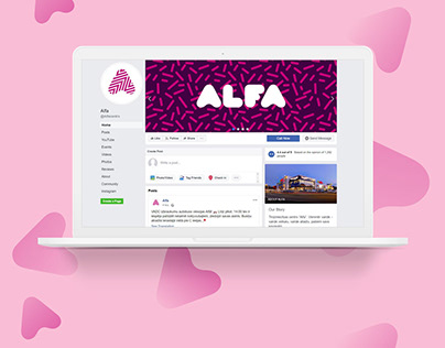 Social media marketing for shopping centre Alfa