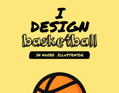 Basketball 🏀 Vector in Illustrator