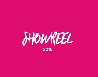 Showreel 2016 - motion