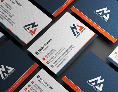 MAAN IT Solution | Business Card Design