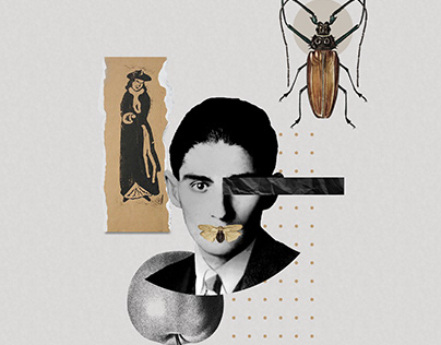 Franz Kafka - Digital Collage
