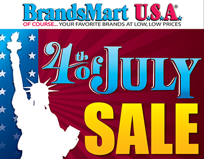 BrandsMart USA Ad: 4th of July Direct Mailer 2016