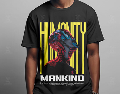 Project thumbnail - Humanity T-shirt Design
