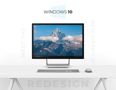 Windows 10 Desktop Redesign - 2019