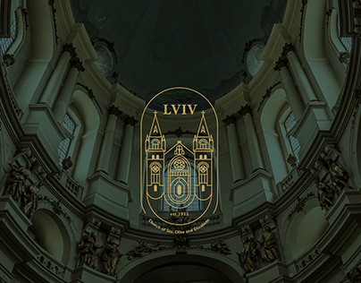 Emblem Logo. Lviv | Church of Sts. Olha and Elizabeth