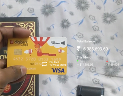 Card details in Augmented Reality