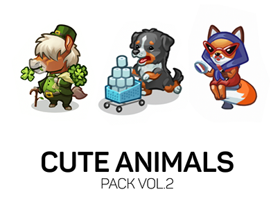 Cute Animals - Spine animations pack vol.2