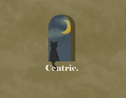 Centric Logo Black Cat