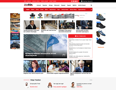 BirGün Gazetesi Website Concept Design