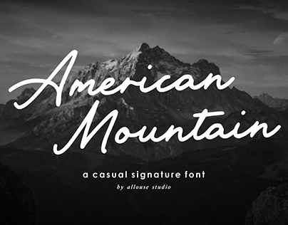 American Mountain - Free Font