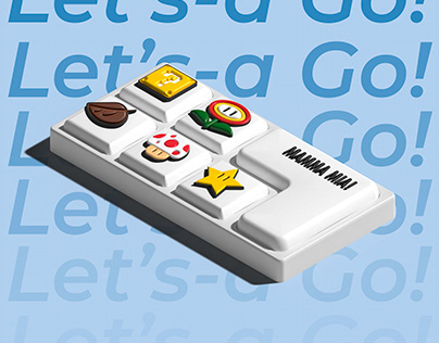 3D Art - Mario Keyboard Concept Art